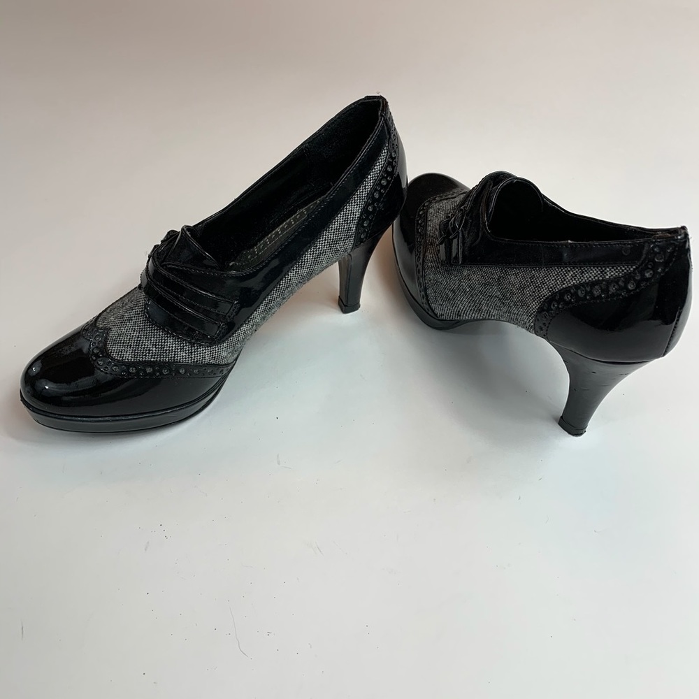 Apt 9 oxford style platform heels CS0255